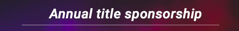 Annual title sponsorship